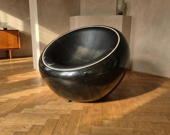 Lounge-Sessel, Weltraum-Design, Fiberglas, 1970er Jahre, Europa, Vintage-Sitzmöbel