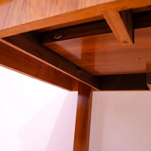 Dining Table, Art Deco Style, 1930s, Czechoslovakia, Walnut Wood, Extendable Table image 19