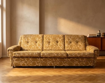 Folding Sofa Mid Century Upholstered 1970s Central Europe