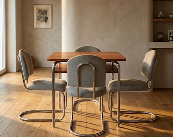 Dining Room Set, Functionalist, Robert Slezák, 1940s, Czechoslovakia
