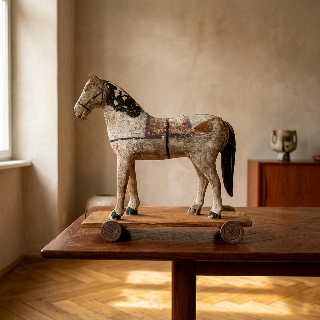 Antique toy horse - Etsy 日本