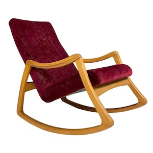 Mid-Century Bentwood Rocking Chair by TON, Czechoslovakia, 1960s