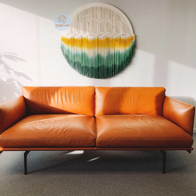 Customizable Round Macrame Wall Hanging Macrame Wall Art Etsy