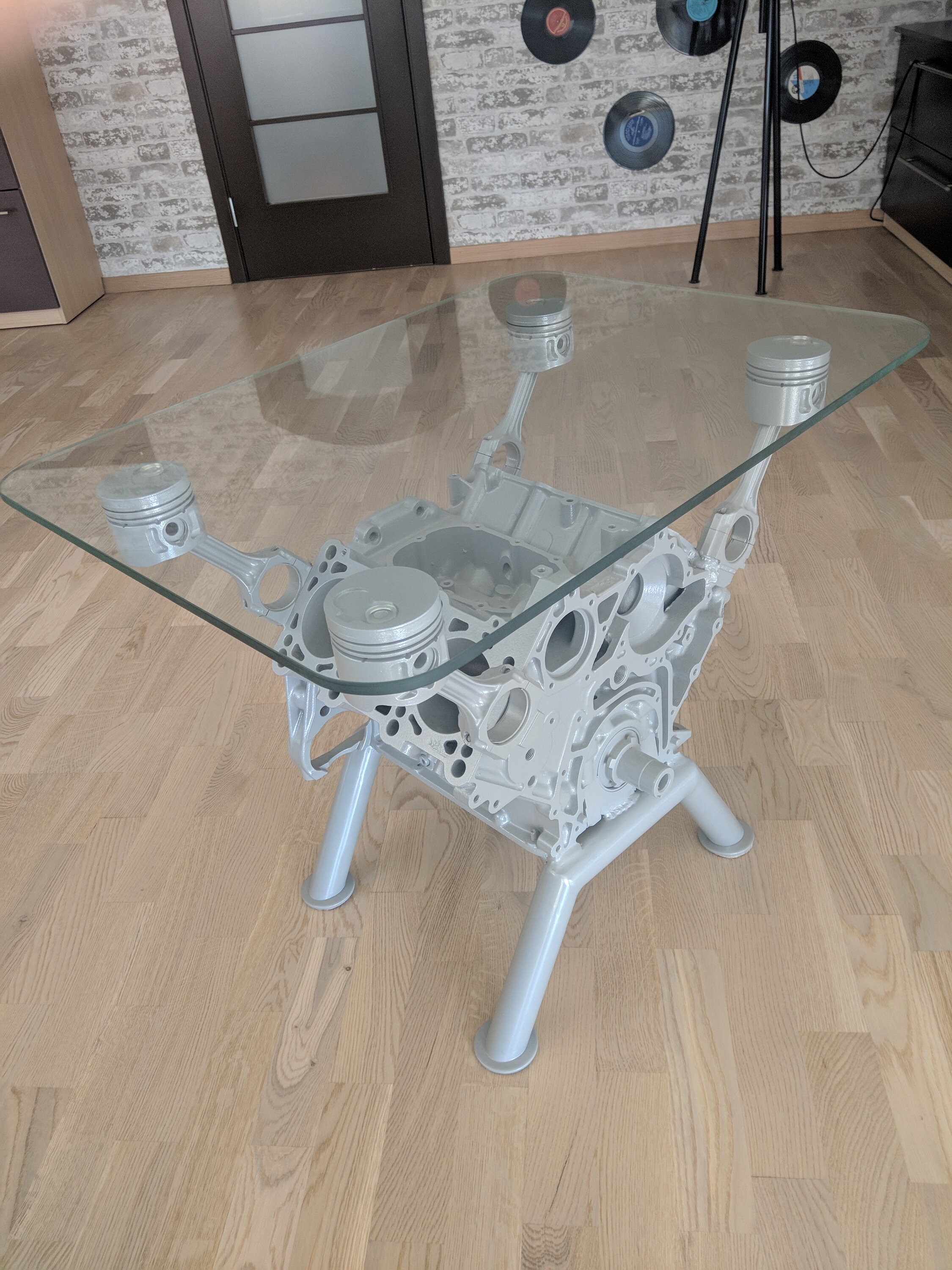 Engine Block Coffee Table Top Gear Style 6 Cylinder Loft Etsy UK