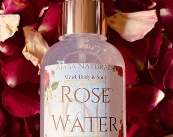All Natural Rose Water Spray w/ Witch Hazel