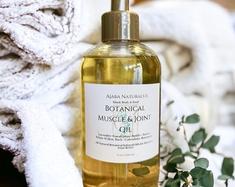 All Natural Eucalyptus & Lavender Muscle and Joint Oil