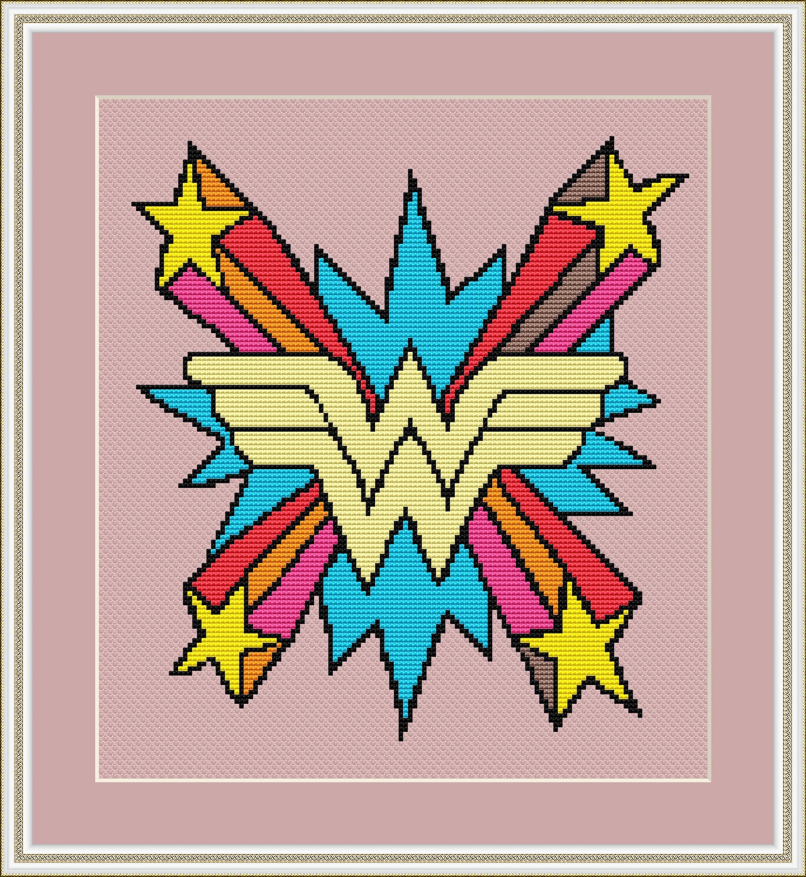Wonder Woman Cross Stitch Pattern DC Comics Heroes Cross Etsy