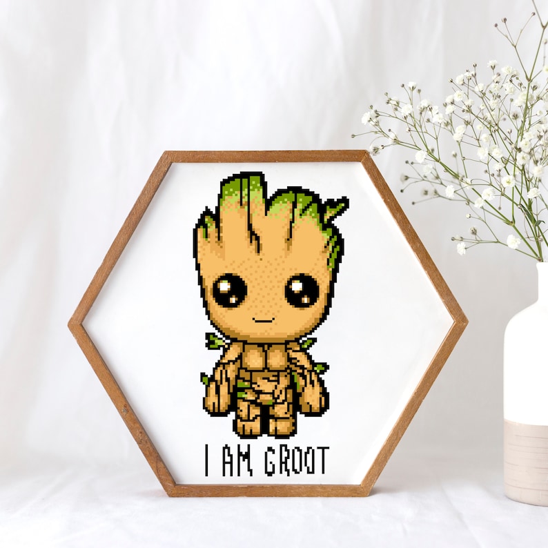 Inspired by Avengers MCU Marvel Cinematic Alphabet Unofficial Cross