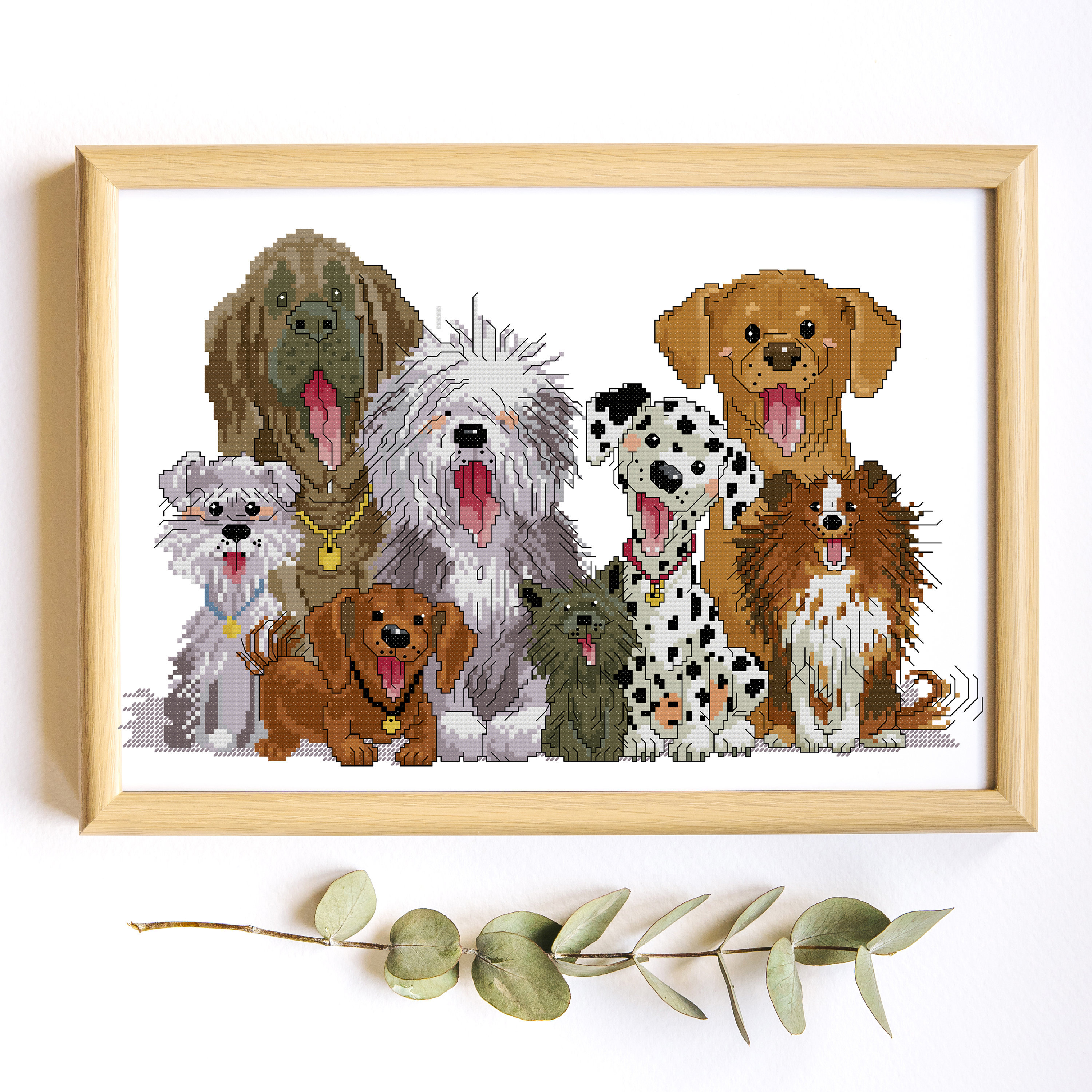 Suzy's Zoo Dogs Cross Stitch Pattern Modern Cross Etsy UK