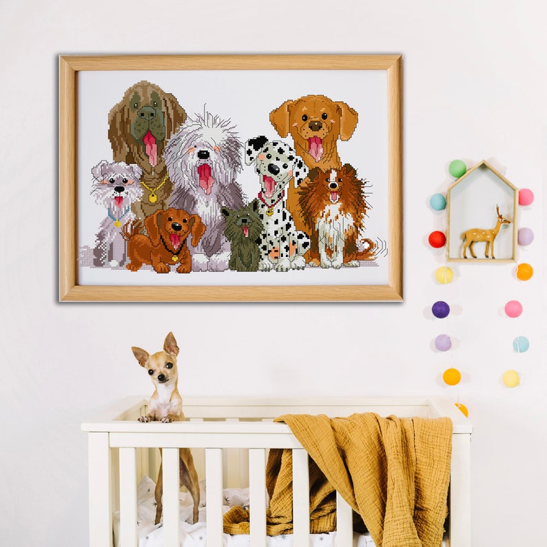 Suzy's Zoo Dogs Cross Stitch Pattern Modern Cross Etsy UK
