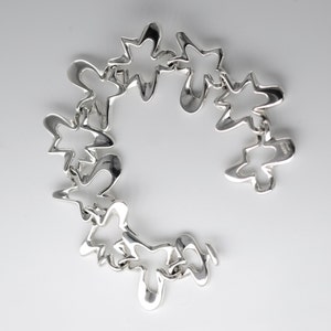 Henning Koppel for Georg Jensen, "Splash" Sterling Silver Bracelet, Denmark