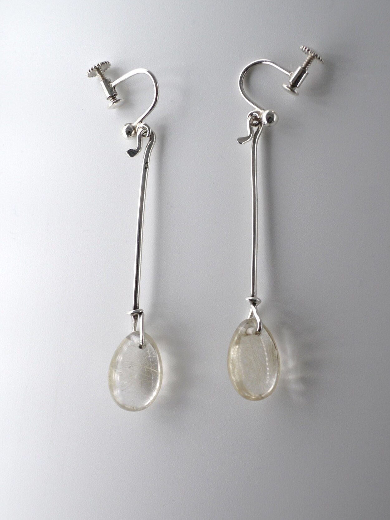 Torun for Georg Jensen, Rare Original Rutilated Quartz Sterling