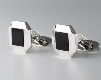 ジョージ ジェンセン スターリング フィッシュ カフスボタン