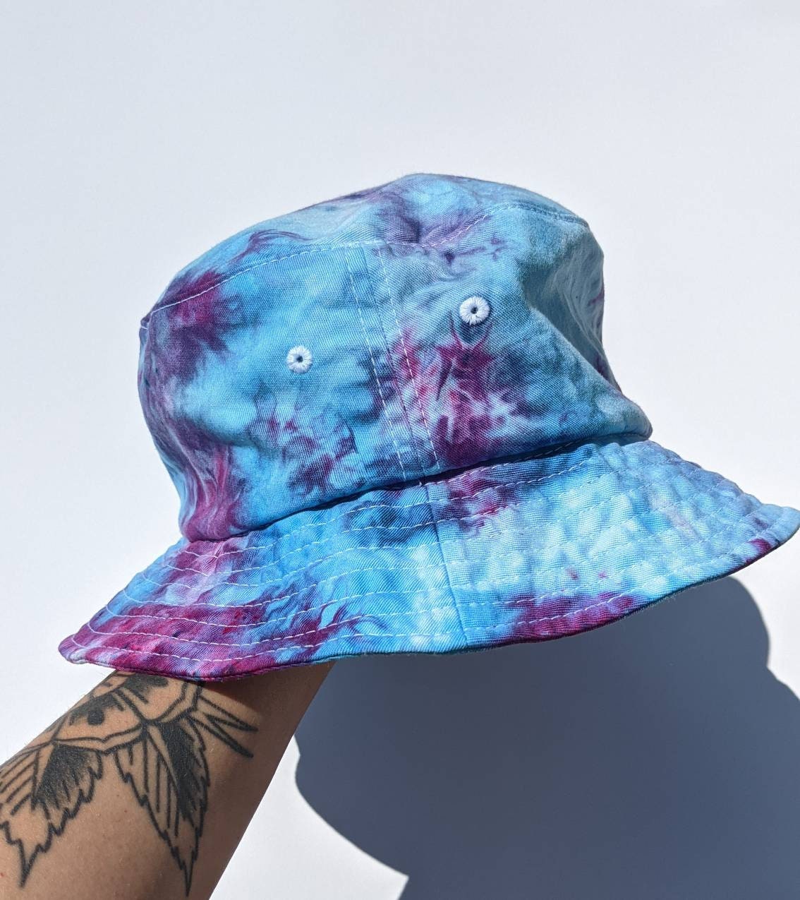 TieDye Bucket Hat Ice dye Summer Hat Unique Festival Etsy