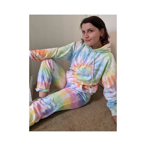 Pastel Rainbow Tie-dye Loungewear 3 