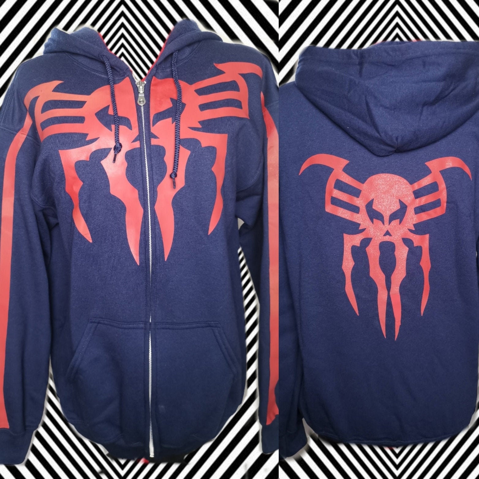 Spiderman 2099 Hoodie Unisex Etsy