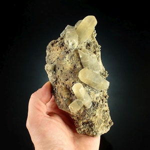 Cristales de CALCITA en matriz de la mina Sweetwater, EE.UU. 9268