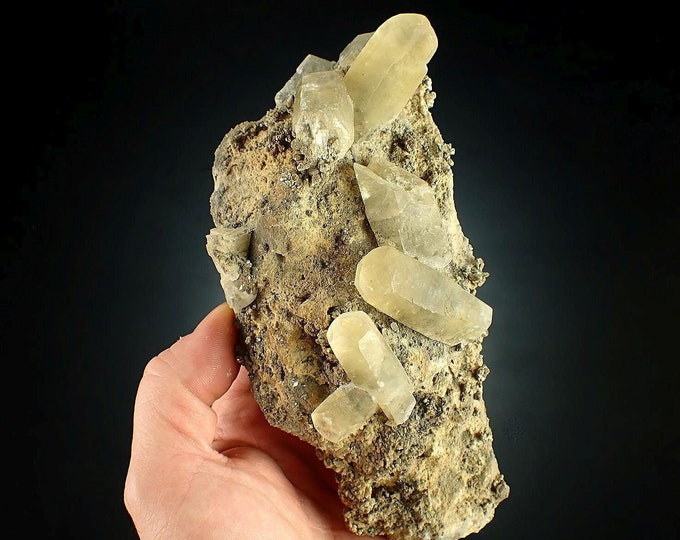 CALCITE crystals on matrix from Sweetwater mine, U.S. 9268