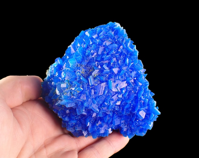 CHALCANTHITE crystal cluster 8,5 x 7,0 x 5,0 cm POLAND
