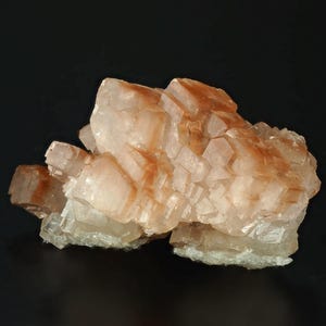 fluorescent CALCITE with hematite inclusions from MEXICO 12360