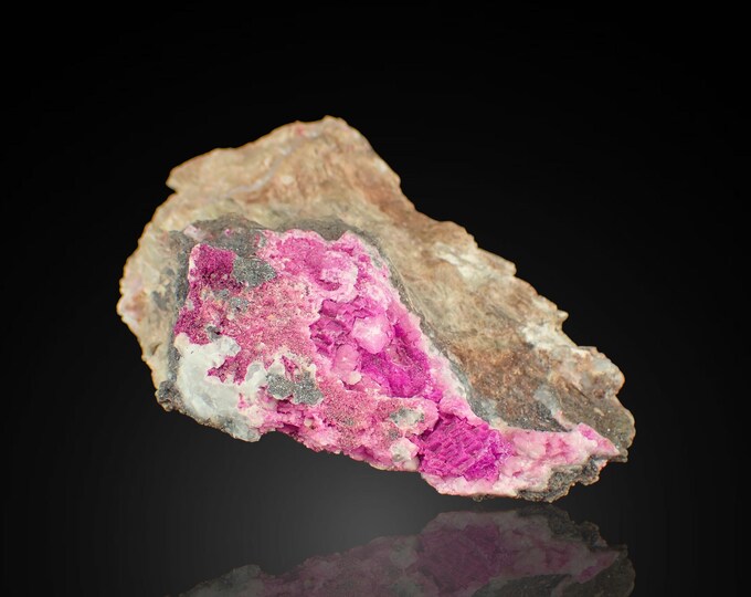 COBALTOAN CALCITE pink crystals 9,7 x 6,5 x 3,0 cm MOROCCO 11965
