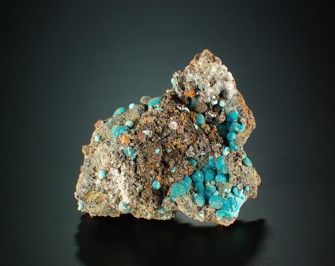CHRYSOCOLLA 5.0 x 3.6 x 2.2 cm Planet mine, U.S. 11238