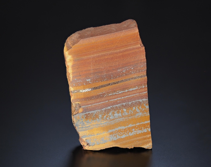 sunset JASPER polished specimen 6,0 x 3,5 x 1,7 cm from BRAZIL
