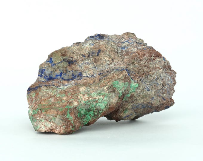 MALACHITE with azurite 6,9 x 4,7 x 3,9 cm from Arizona, U.S. 12386