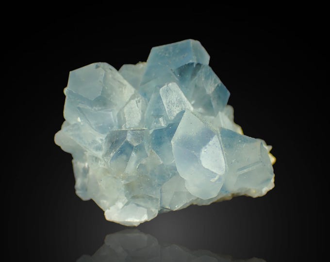 CELESTINE crystals 3,7 x 3,7 x 2,5 cm from AFGHANISTAN 12870