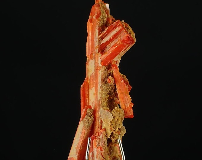 CROCOITE crystal cluster 2,5 x 0,8 x 0,6 cm from AUSTRALIA