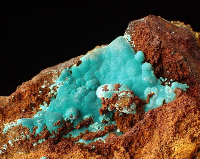 ROSASITE green crystals on matrix from MEXICO 10978