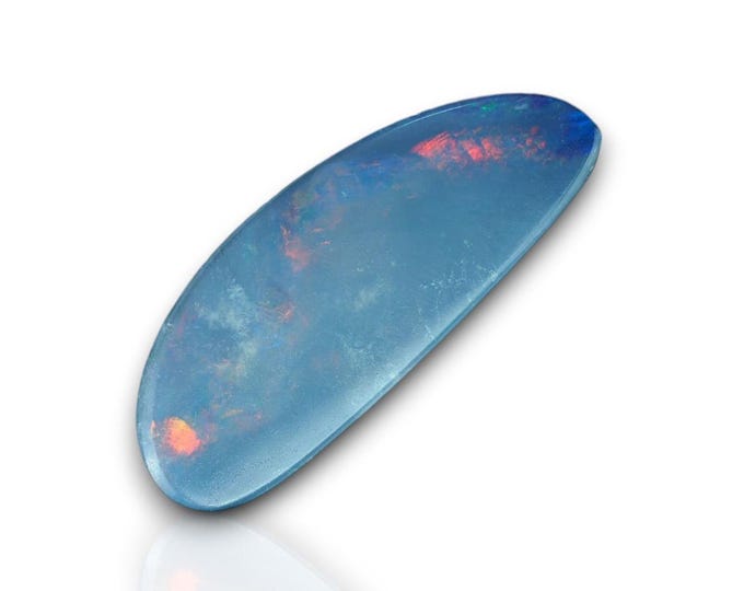 OPAL doublet cabochon 1,0 x 0,4 x 0,1 cm from AUSTRALIA
