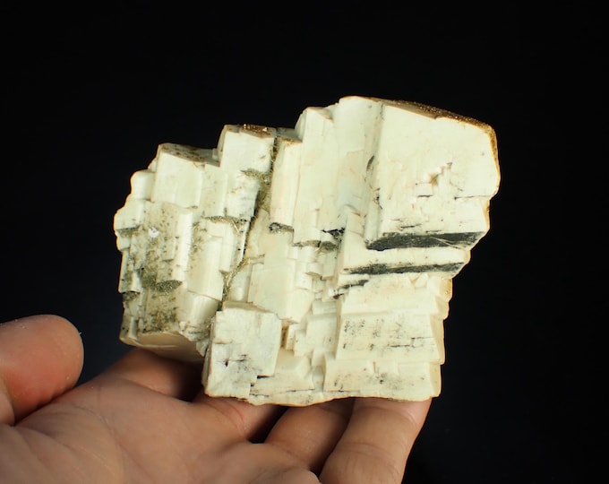 MICROCLINE with stilbite 8,0 x 7,0 x 6,0 cm POLAND