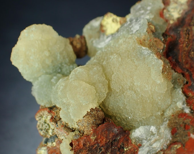 AUSTINITE crystals on matrix 4,4 x 3,0 x 2,0 cm Ojuela mine, MEXICO