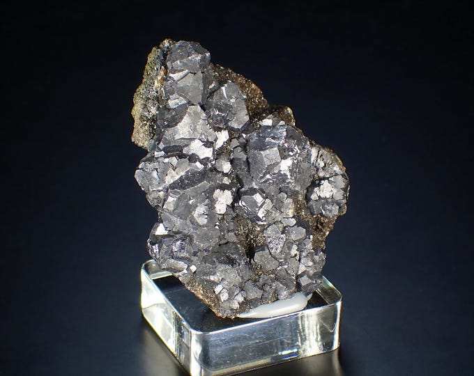 GALENA with Sphalerite Crystals - Trzebionka mine, Poland