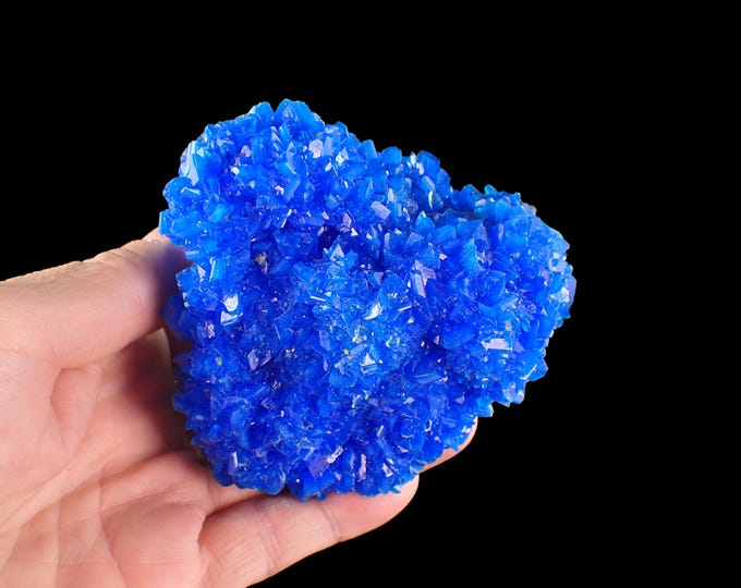 CHALCANTHITE crystal cluster 9,5 x 8,5 x 5,5 cm POLAND