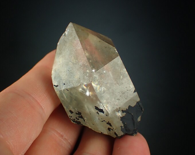 QUARTZ var CITRINE natural crystal from CONGO 1133N