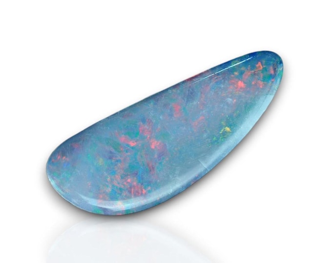 OPAL doublet cabochon 1,0 x 0,4 x 0,1 cm from AUSTRALIA