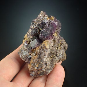 FLUORITE stepped crystals from MEXICO 1201N