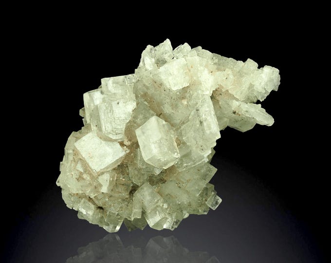 fluorescent HALITE 10,7 x 7,3 x 5,0 cm POLAND 12494