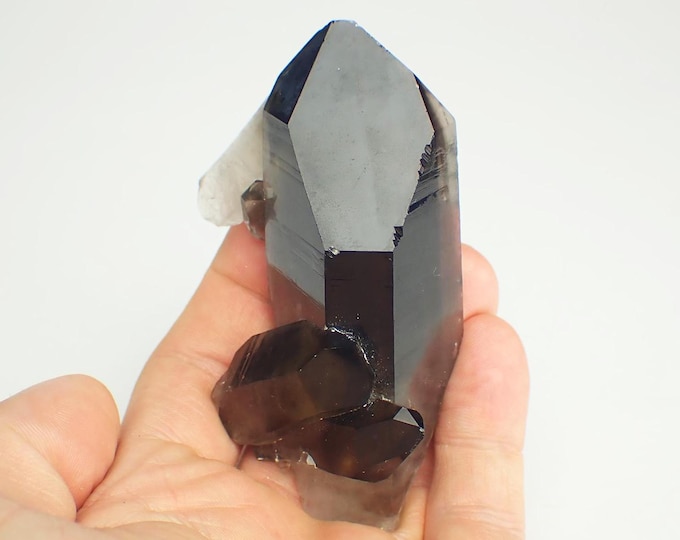 quartz var MORION crystal cluster 8,2 x 4,0 x 2,7 cm U.S.