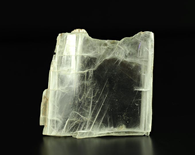 GYPSUM var SELENITE 5,8 x 5,5 x 1,0 cm from Illinois, U.S. 12526