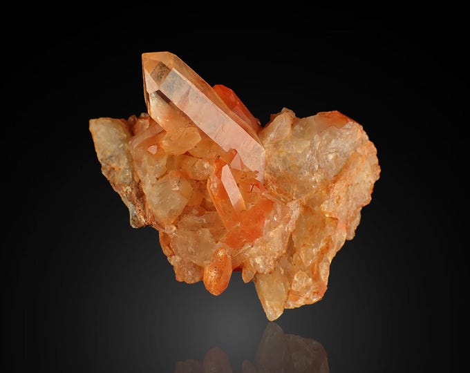 Ferruginous QUARTZ crystals 5,3 x 4,2 x 4,0 cm MOROCCO