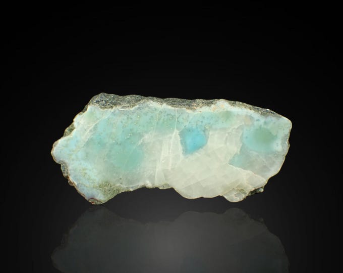 LARIMAR polished slice 5,3 x 2,2 x 1,3 cm DOMINICANA 13138