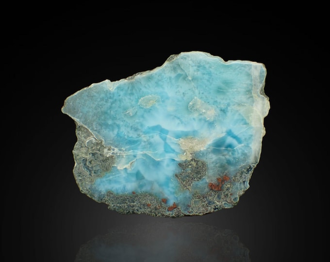 LARIMAR polished slice 5,2 x 3,6 x 1,2 cm DOMINICANA 13141