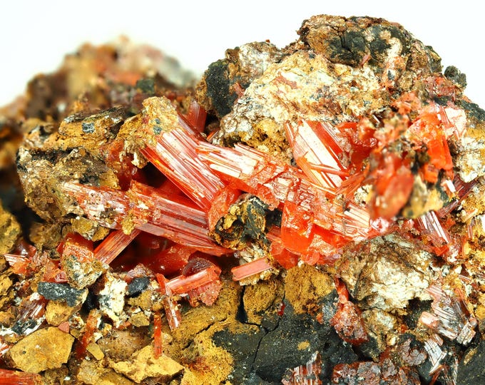 CROCOITE crystals 3,6 x 3,2 x 2,6 cm from AUSTRALIA 12606