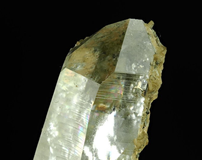 QUARTZ with siderite 7,6 x 2,0 x 1,8 cm PORTUGAL 12420