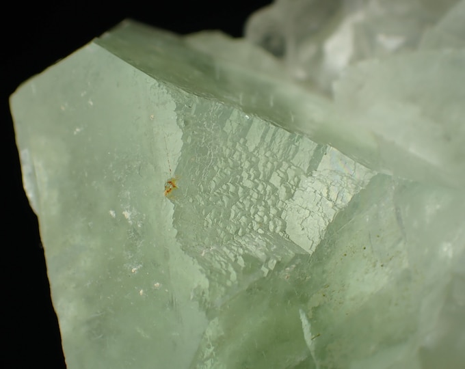 FLUORITE green gem crystal cluster from CHINA 11009