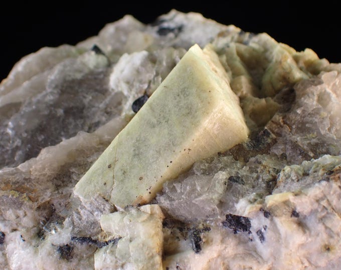 BERYL with tourmaline crystals 8,5 x 7,5 x 5,0 cm POLAND