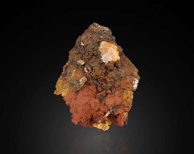 WULFENITE crystals on matrix 7,0 x 5,5 x 3,0 cm from MEXICO 13183